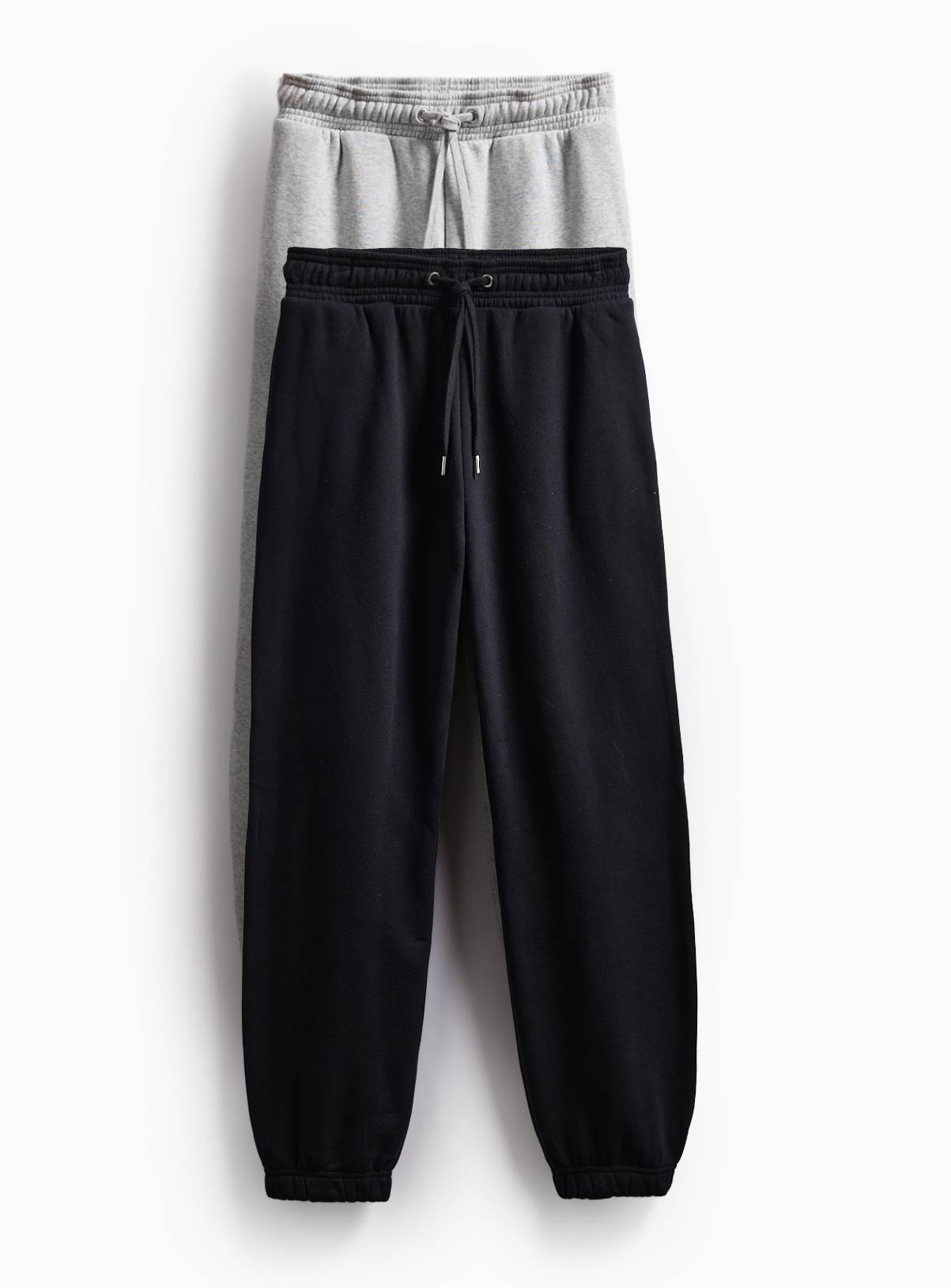 Black & Grey Tapered Joggers 2-Pack XXL - Image 1